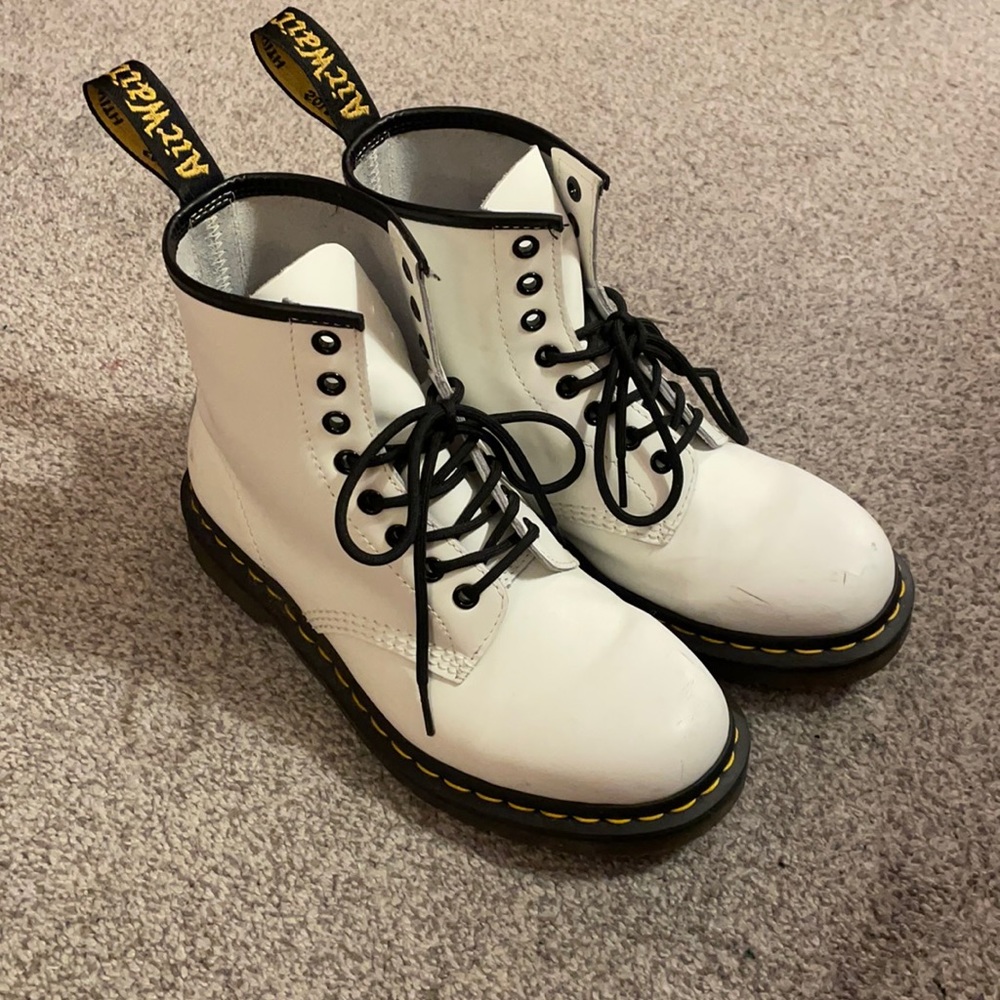 White Dr. Martens Size 8